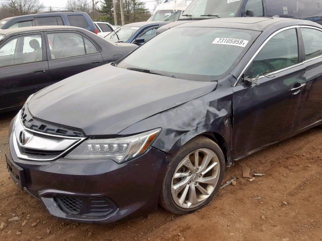 19UDE2F7XGA012942 - 2016 ACURA ILX PREMIU CHARCOAL photo 9