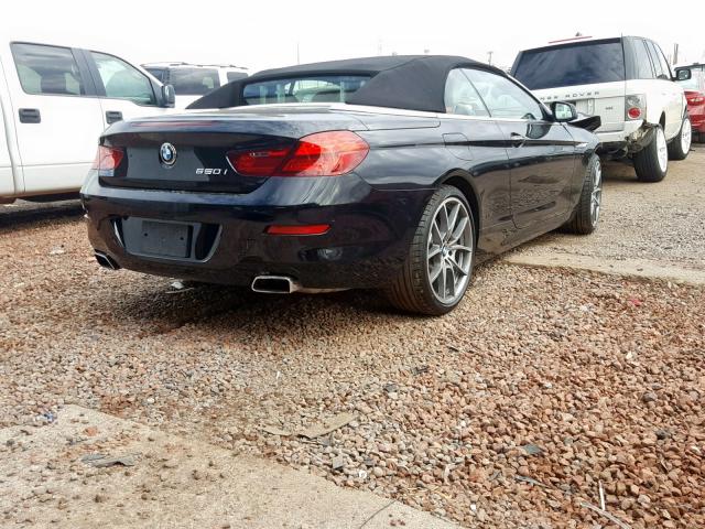 WBAYP9C55DD168853 - 2013 BMW 650 I BLACK photo 4