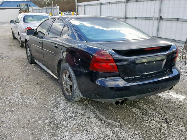 2G2WS522941119017 - 2004 PONTIAC GRAND PRIX BLACK photo 3