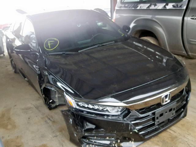 1HGCV1F31KA005244 - 2019 HONDA ACCORD SPO BLACK photo 1