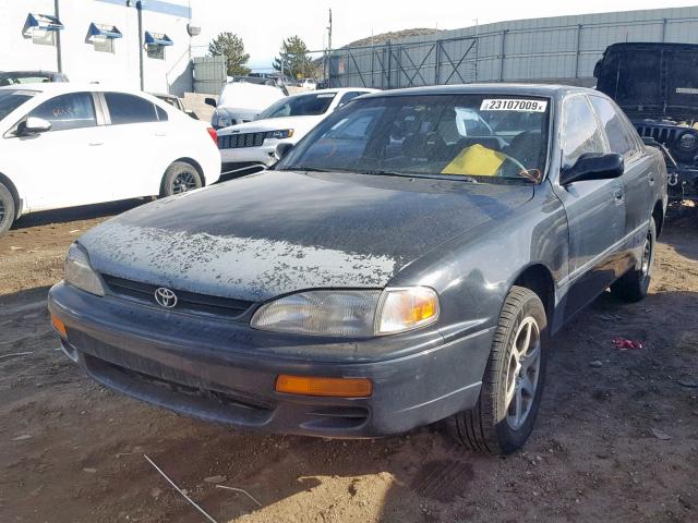 4T1BG12K9TU912126 - 1996 TOYOTA CAMRY DX BLUE photo 2