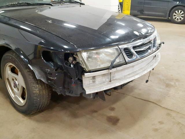 YS3DD75N3X7022944 - 1999 SAAB 9-3 S BLACK photo 9