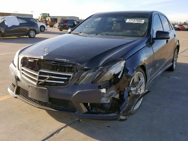 WDDHF5GBXBA460629 - 2011 MERCEDES-BENZ E 350 BLACK photo 2