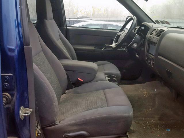 1GCDT136668283271 - 2006 CHEVROLET COLORADO BLUE photo 5