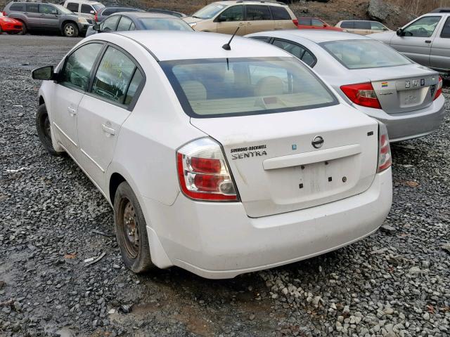 3N1AB61E59L655012 - 2009 NISSAN SENTRA 2.0 WHITE photo 3