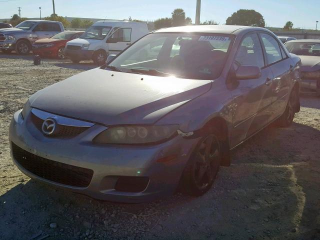 1YVHP80D965M56715 - 2006 MAZDA 6 S GRAY photo 2