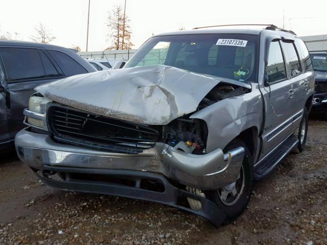 1GKEK13Z34J215005 - 2004 GMC YUKON GRAY photo 2