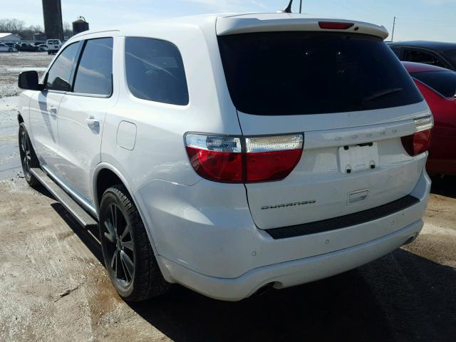 1C4RDHAG4DC671911 - 2013 DODGE DURANGO SX WHITE photo 3