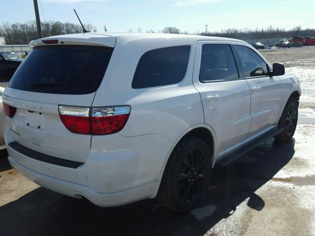 1C4RDHAG4DC671911 - 2013 DODGE DURANGO SX WHITE photo 4