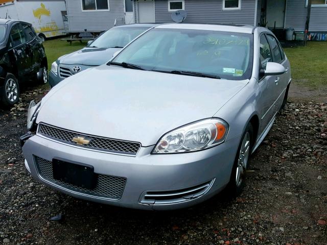 2G1WB5E3XE1174067 - 2014 CHEVROLET IMPALA LIM SILVER photo 2