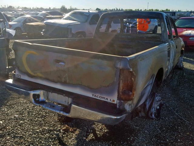 4TAVN73F8SZ018322 - 1995 TOYOTA TACOMA XTR BURN photo 4