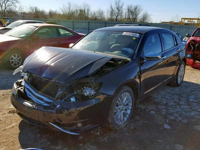 1C3CCBCB9CN183536 - 2012 CHRYSLER 200 LIMITE BLACK photo 2