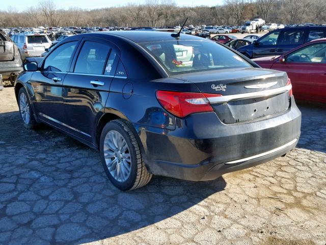 1C3CCBCB9CN183536 - 2012 CHRYSLER 200 LIMITE BLACK photo 3