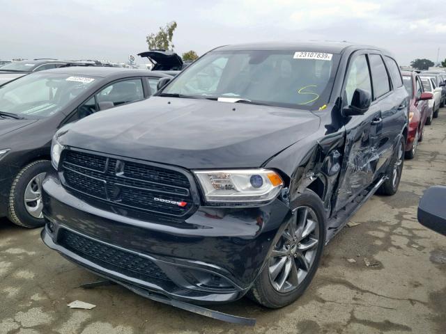 1C4RDHDG8HC869618 - 2017 DODGE DURANGO GT შავი ფოტო 2