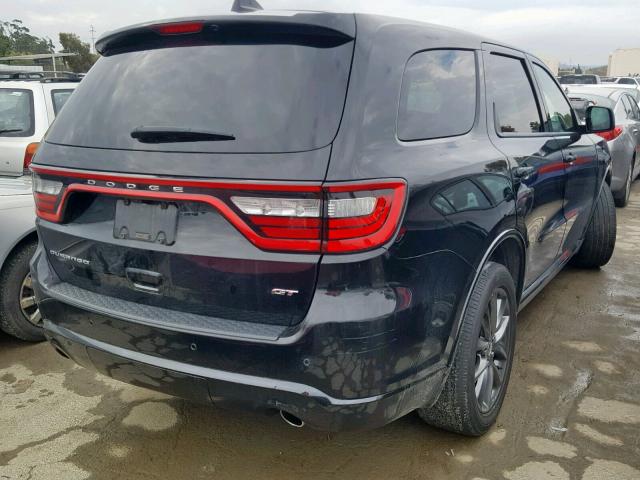 1C4RDHDG8HC869618 - 2017 DODGE DURANGO GT შავი ფოტო 4
