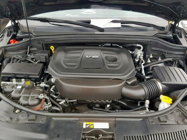 1C4RDHDG8HC869618 - 2017 DODGE DURANGO GT შავი ფოტო 7