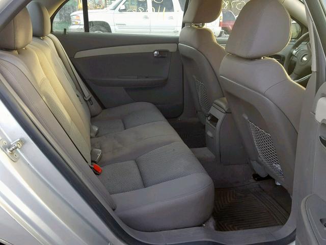 1G1ZB5E0XCF204516 - 2012 CHEVROLET MALIBU LS SILVER photo 6