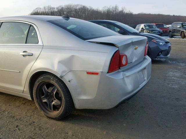 1G1ZB5E0XCF204516 - 2012 CHEVROLET MALIBU LS SILVER photo 9