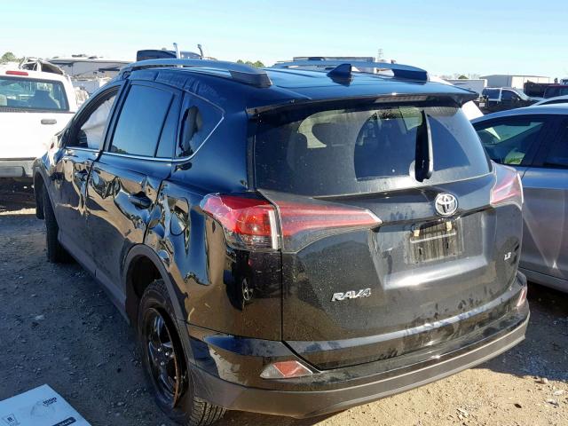 2T3ZFREV5JW490480 - 2018 TOYOTA RAV4 LE Սև լուսանկար 3