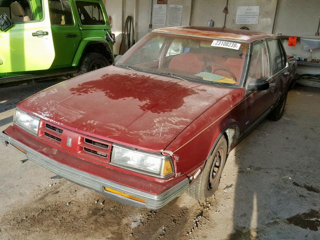 1G3HN54C2LH329925 - 1990 OLDSMOBILE DELTA 88 R BURGUNDY photo 2