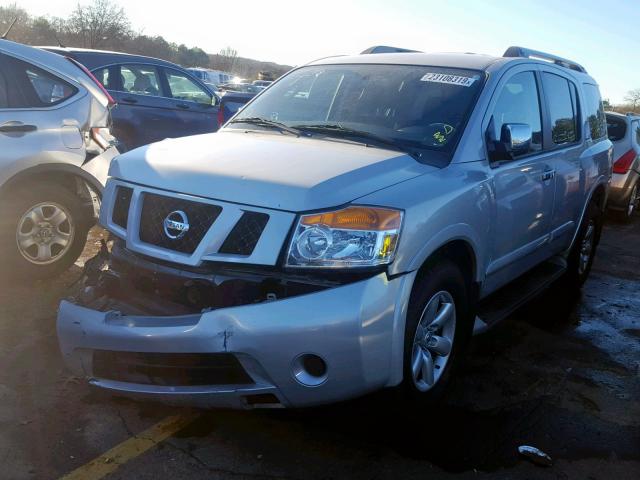 5N1BA0ND4CN610732 - 2012 NISSAN ARMADA SV SILVER photo 2