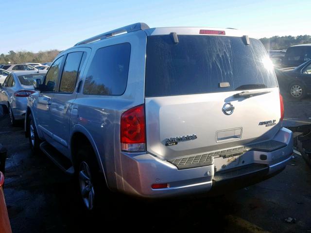 5N1BA0ND4CN610732 - 2012 NISSAN ARMADA SV SILVER photo 3