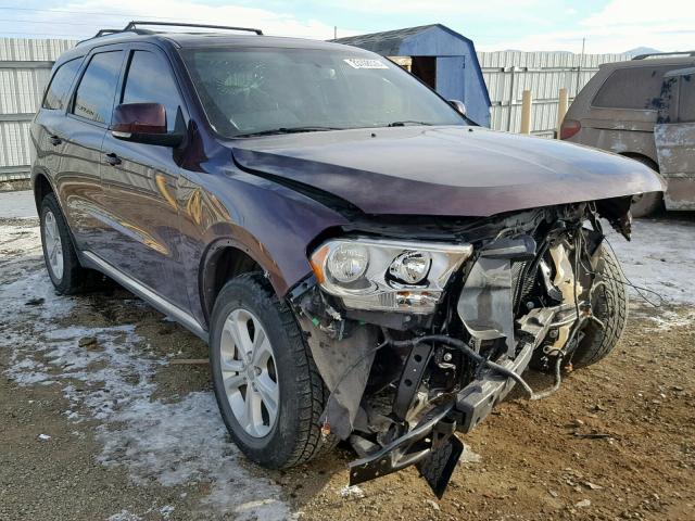 1C4SDJDT2CC329826 - 2012 DODGE DURANGO CR MAROON photo 1