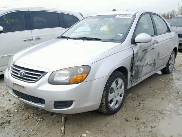 KNAFE222395661055 - 2009 KIA SPECTRA EX ვერცხლისფერი ფოტო 2