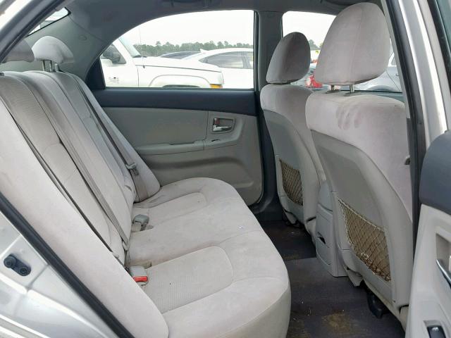 KNAFE222395661055 - 2009 KIA SPECTRA EX ვერცხლისფერი ფოტო 6