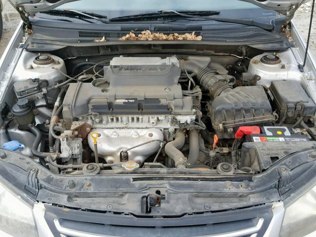 KNAFE222395661055 - 2009 KIA SPECTRA EX ვერცხლისფერი ფოტო 7
