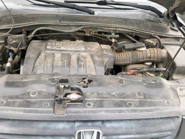 2HKYF18545H551453 - 2005 HONDA PILOT EXL Қара фото 7