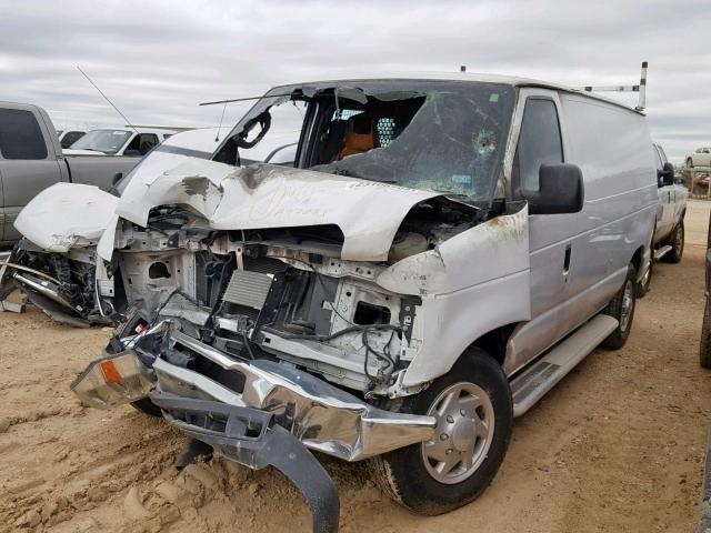 1FTNE2EW9DDA97083 - 2013 FORD ECONOLINE Ақ фото 2