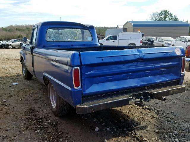 F10AN859500 - 1966 FORD F-SERIES BLUE photo 3