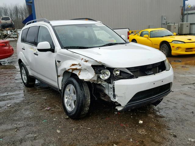 JA4MS31X07Z015333 - 2007 MITSUBISHI OUTLANDER WHITE photo 1