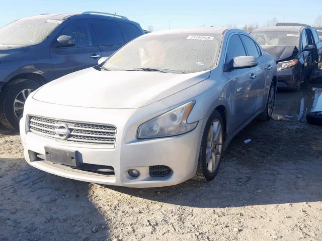 1N4AA5AP6AC849369 - 2010 NISSAN MAXIMA S GRAY photo 2