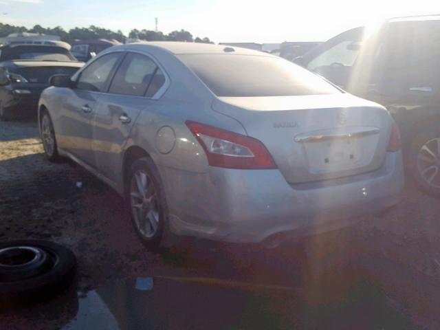 1N4AA5AP6AC849369 - 2010 NISSAN MAXIMA S GRAY photo 3