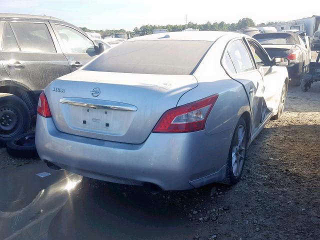 1N4AA5AP6AC849369 - 2010 NISSAN MAXIMA S GRAY photo 4