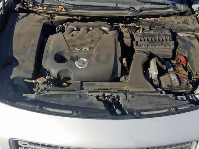 1N4AA5AP6AC849369 - 2010 NISSAN MAXIMA S GRAY photo 7