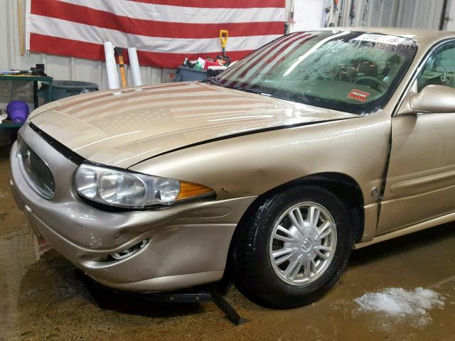 1G4HP54K75U155177 - 2005 BUICK LESABRE CU GOLD photo 9