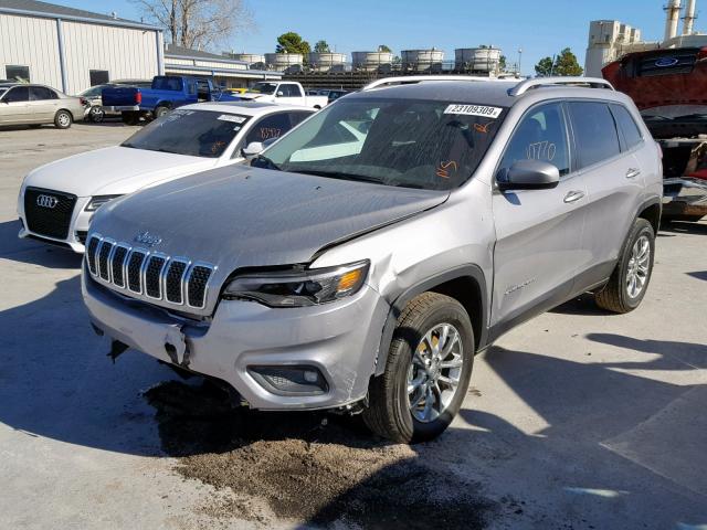 1C4PJMLBXKD182480 - 2019 JEEP CHEROKEE L GRAY photo 2