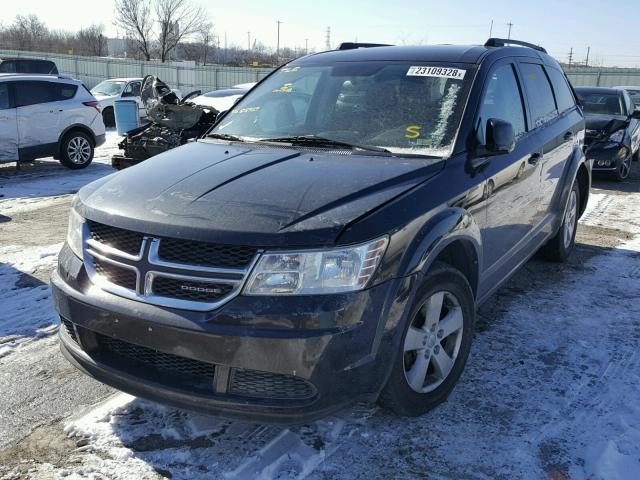 3D4PG1FG6BT515727 - 2011 DODGE JOURNEY MA BLACK photo 2