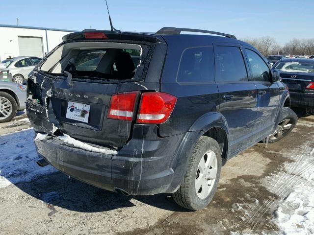 3D4PG1FG6BT515727 - 2011 DODGE JOURNEY MA BLACK photo 4