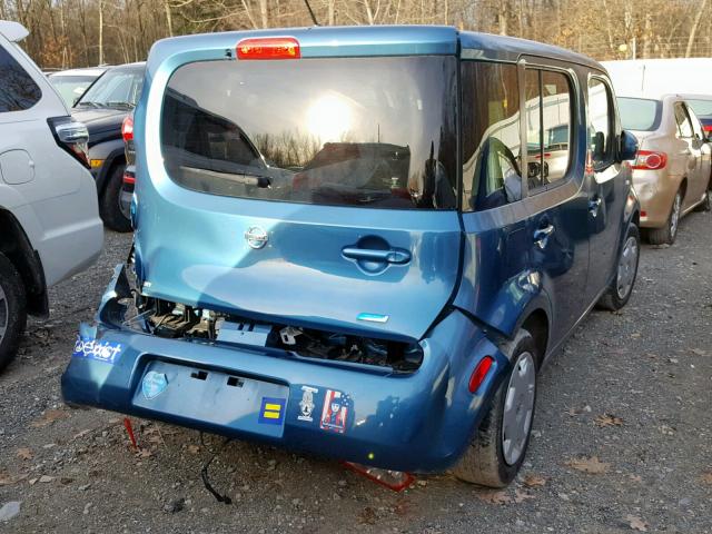 JN8AZ2KR5ET351594 - 2014 NISSAN CUBE S BLUE photo 4