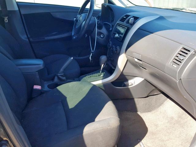 2T1BU40E39C115825 - 2009 TOYOTA COROLLA BA BLACK photo 5