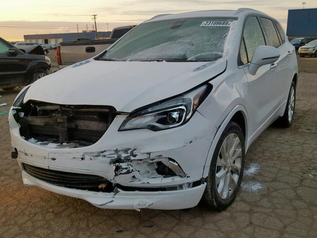 LRBFXESX9HD018013 - 2017 BUICK ENVISION P WHITE photo 2