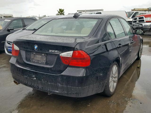 WBAVC53577FZ76489 - 2007 BMW 328 I SULE BLACK photo 4