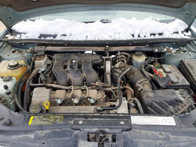 1MEHM41125G607374 - 2005 MERCURY MONTEGO LU GREEN photo 7