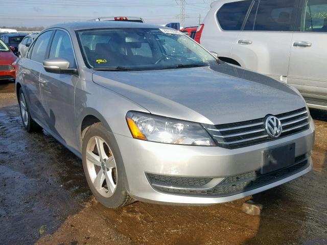 1VWBH7A33DC131198 - 2013 VOLKSWAGEN PASSAT SE GRAY photo 1