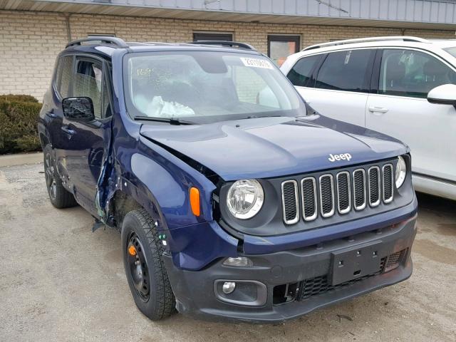 ZACCJABBXJPH33201 - 2018 JEEP RENEGADE L BLUE photo 1