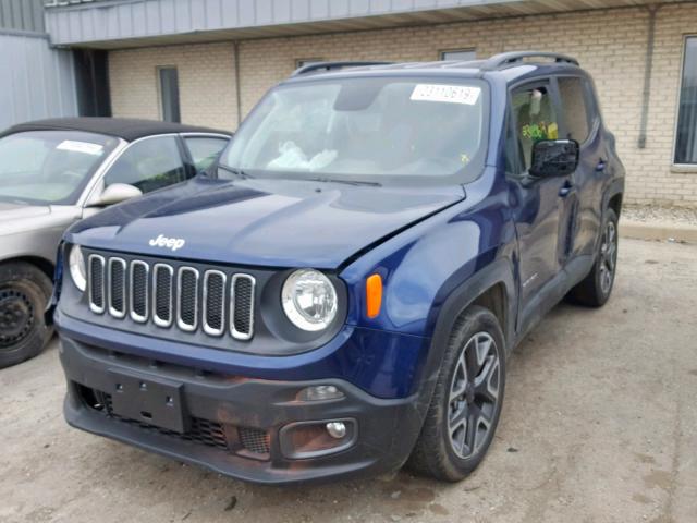 ZACCJABBXJPH33201 - 2018 JEEP RENEGADE L BLUE photo 2